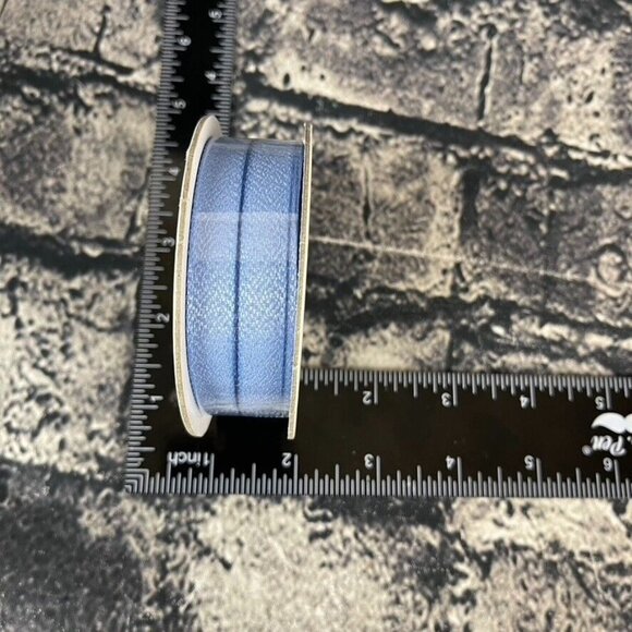 Stampin' Up BOHO BLUE 161631 Textured Ribbon 3/8" Appx 10 Yards - Picture 1 of 6